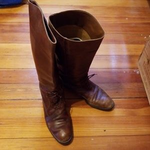 RARE Original Étienne Aigner Riding Boots cica